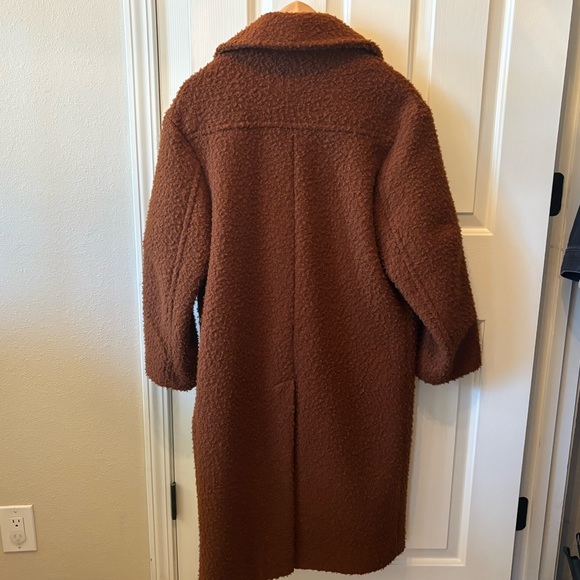 Topshop Boucle coat sz 4 - Picture 2 of 3